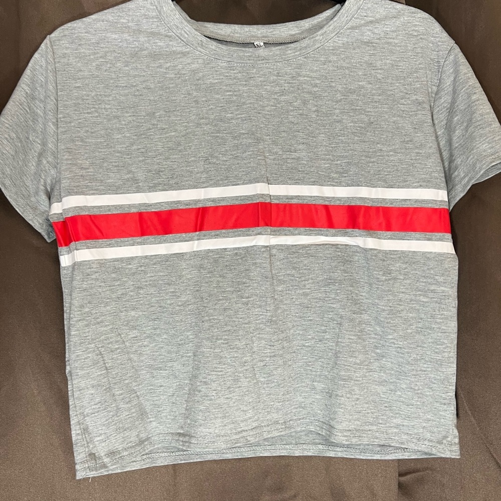 Shein crop top shirt